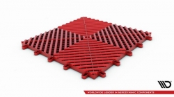 Maxton Design Plastová dlaždice modulární podlahy - 1ks (33,3 x 33,3 cm) barva Red