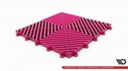 Maxton Design Plastová dlaždice modulární podlahy - 1ks (33,3 x 33,3 cm) barva Pink