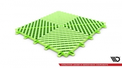 Maxton Design Plastová dlaždice modulární podlahy - 1ks (33,3 x 33,3 cm) barva Green Lime