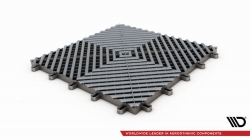 Maxton Design Plastová dlaždice modulární podlahy - 1ks (33,3 x 33,3 cm) barva Charcoal
